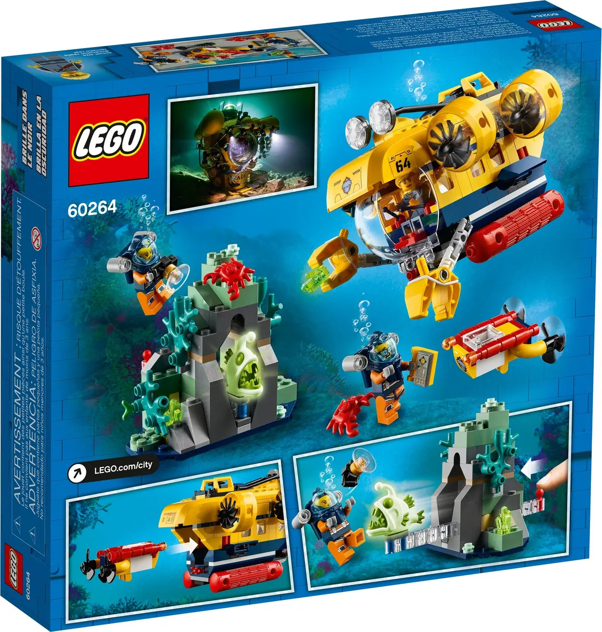 LEGO City 60264 Ocean Exploration Submarine set, image 8