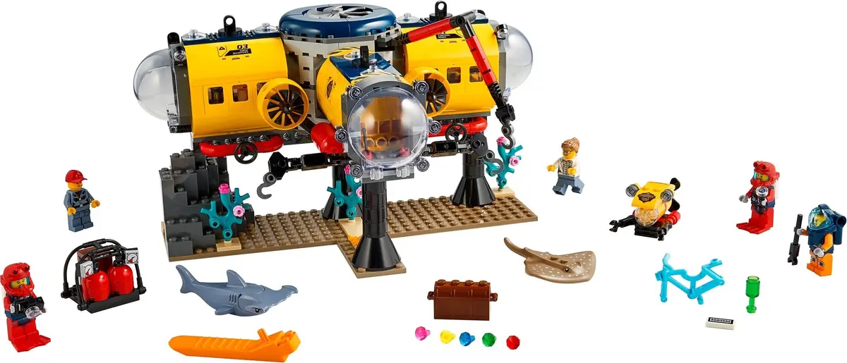 LEGO City 60265 Ocean Exploration Base set