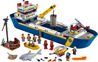 LEGO City 60266 Ocean Exploration Ship set