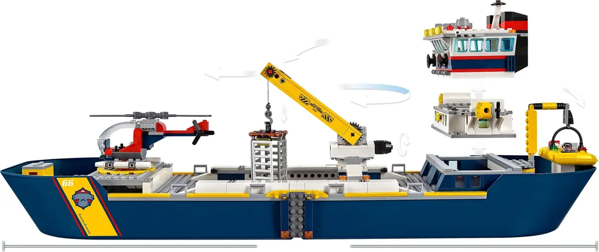 LEGO City 60266 Ocean Exploration Ship set, image 6
