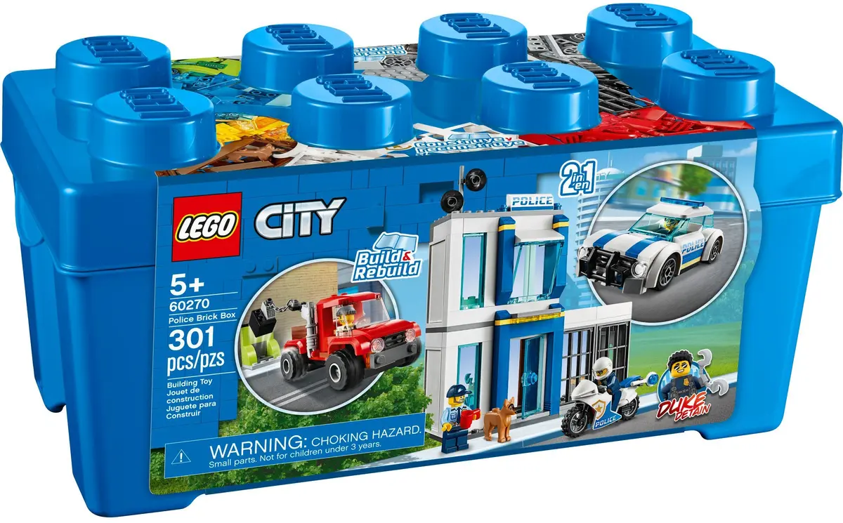 LEGO City 60270 Police Brick Box set, image 2