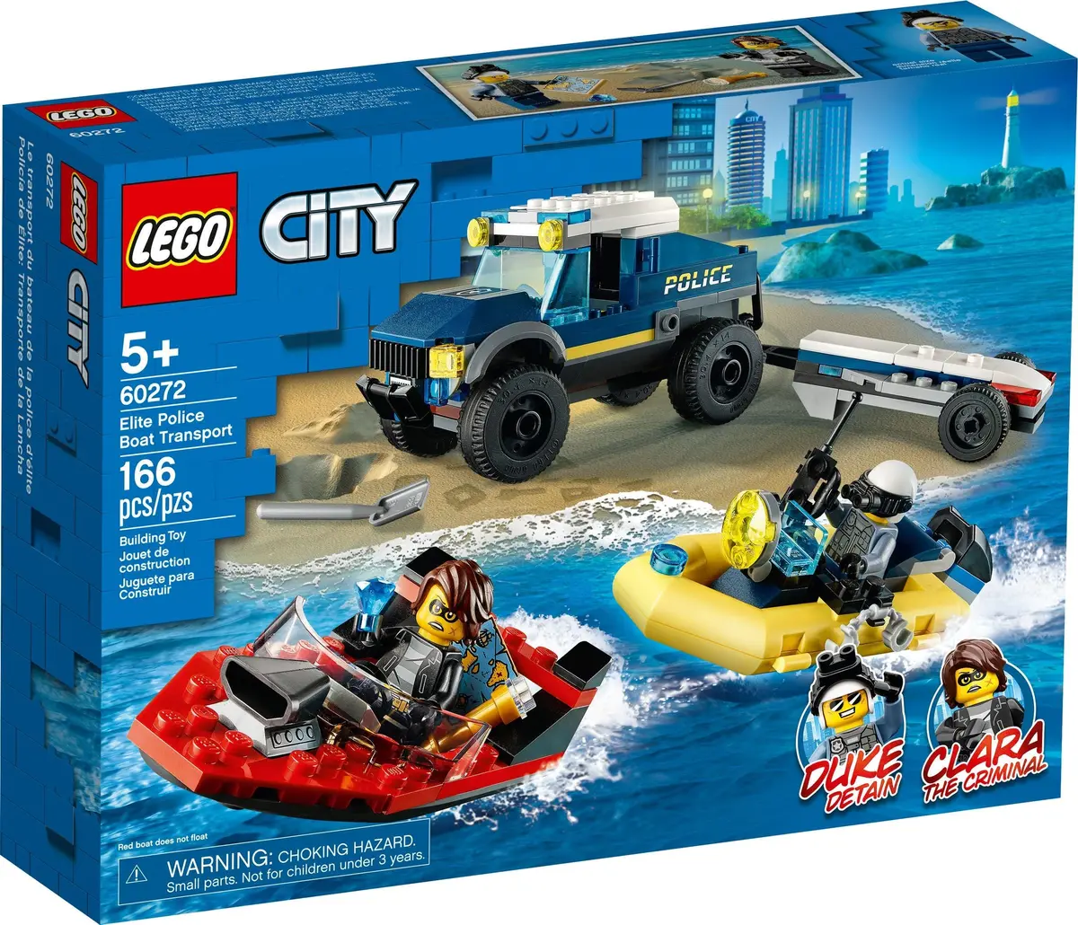 LEGO City 60272 Elite Police Boat Transport set, image 2