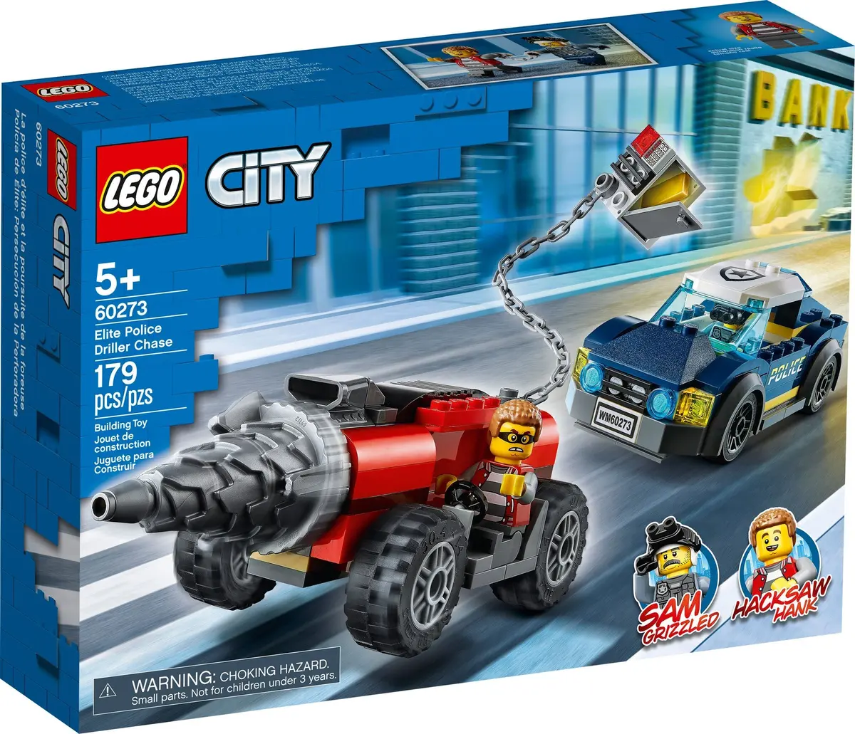 LEGO City 60273 Elite Police Driller Chase set, image 2