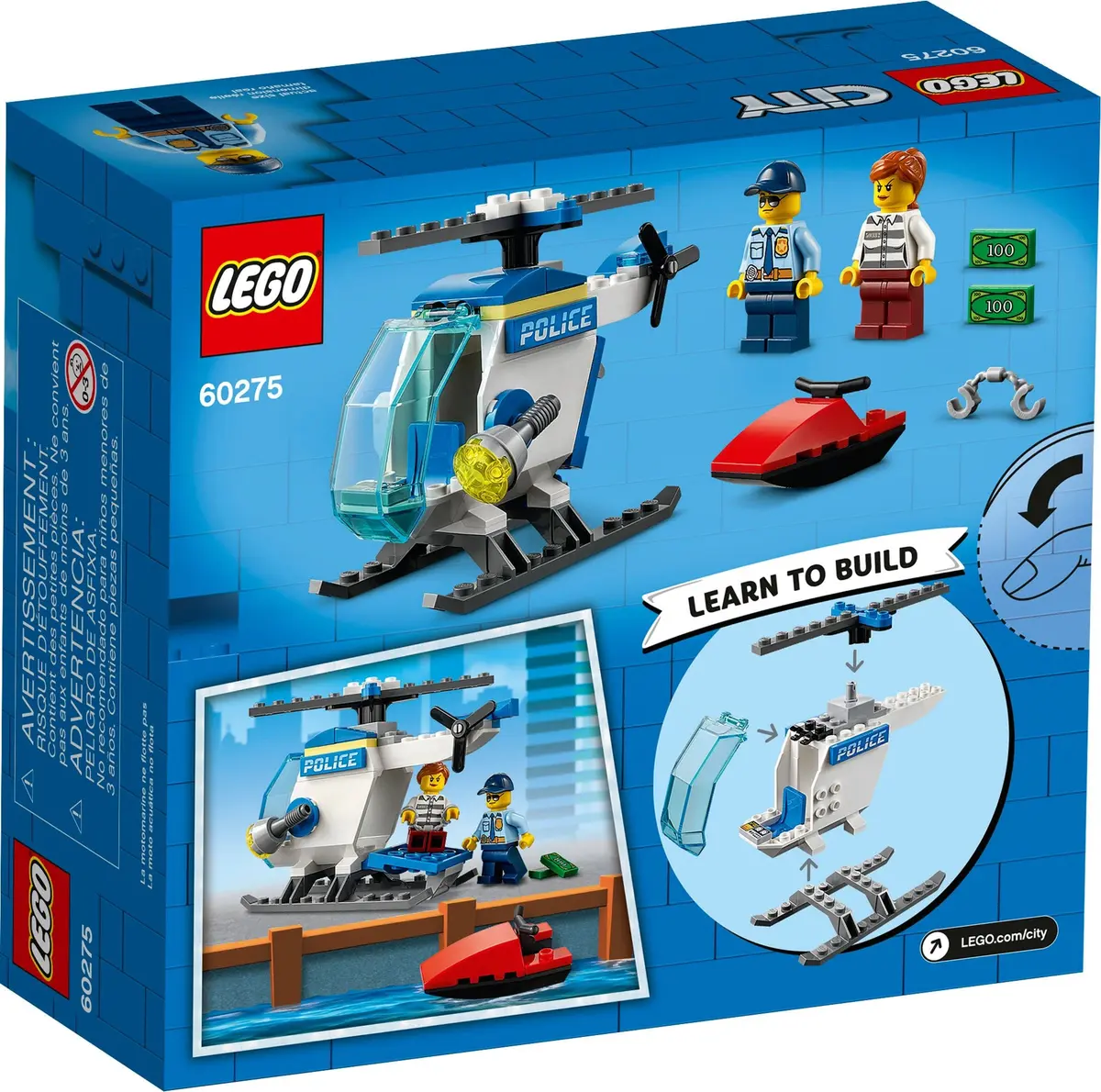 LEGO City 60275 Police Helicopter set, image 7