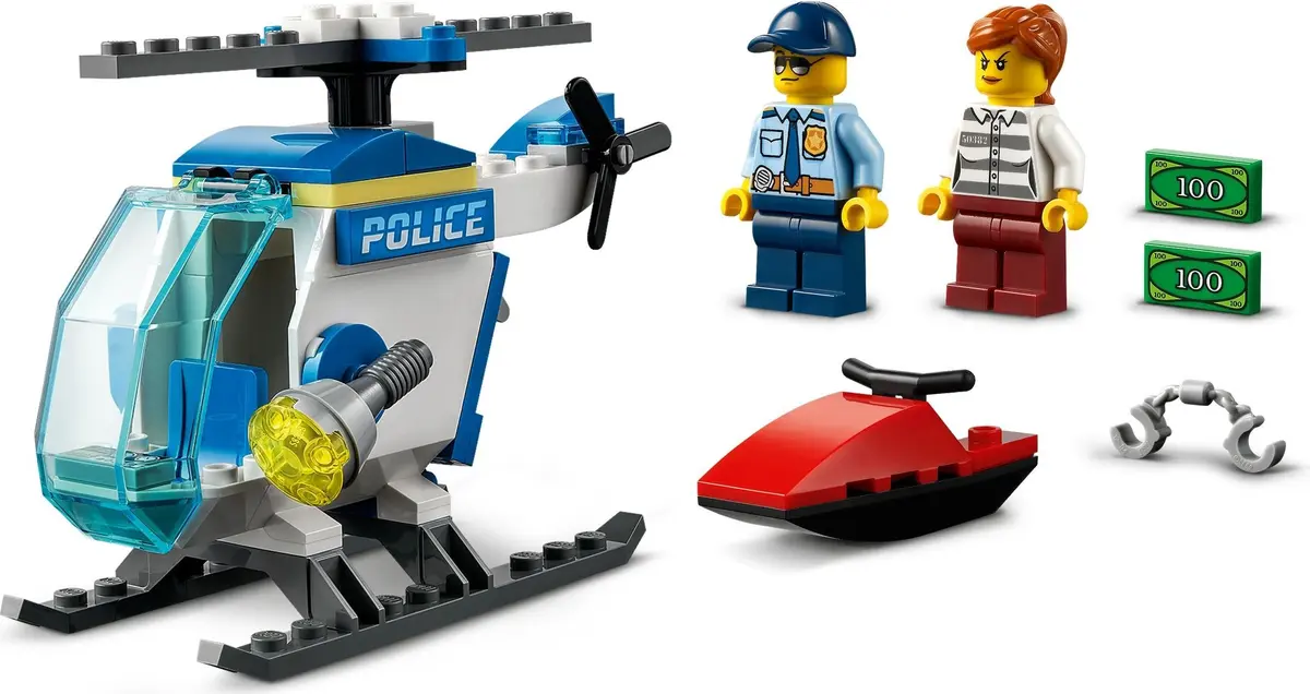 LEGO City 60275 Police Helicopter set, image 5