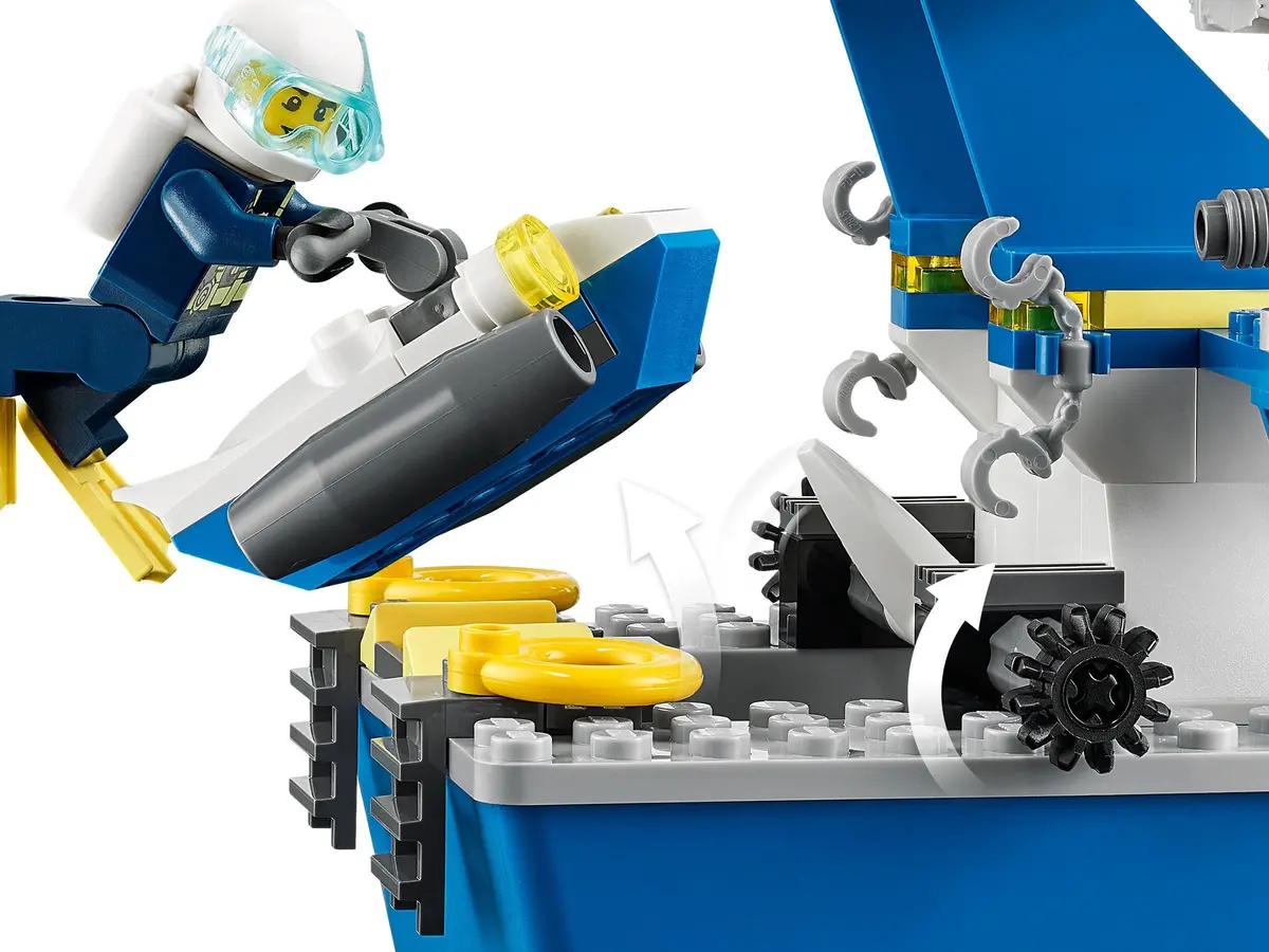LEGO City 60277 Police Patrol Boat set, image 9