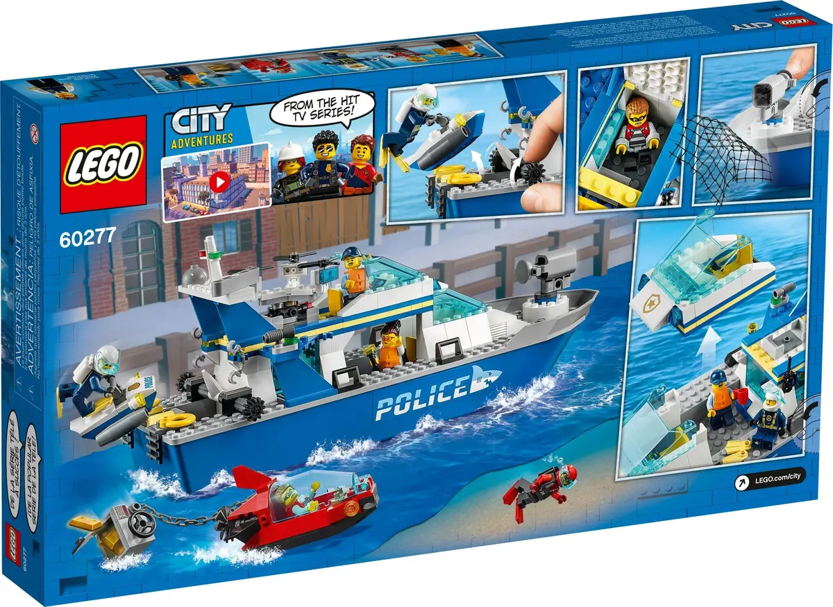 LEGO City 60277 Police Patrol Boat set, image 13