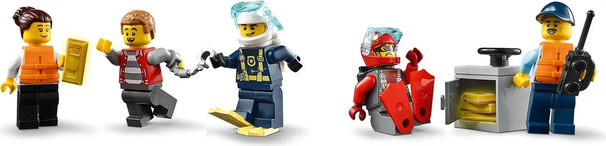 LEGO City 60277 Police Patrol Boat set, image 7