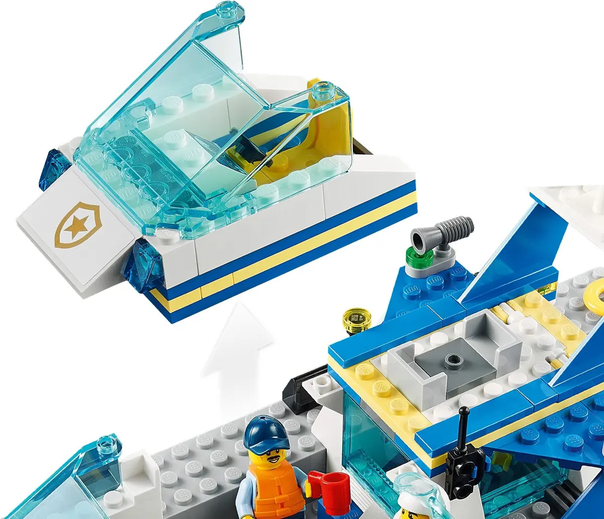 LEGO City 60277 Police Patrol Boat set, image 11