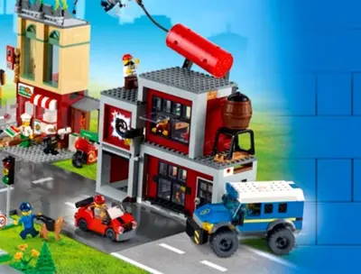 LEGO City 60278 Crook's Hideout Raid set