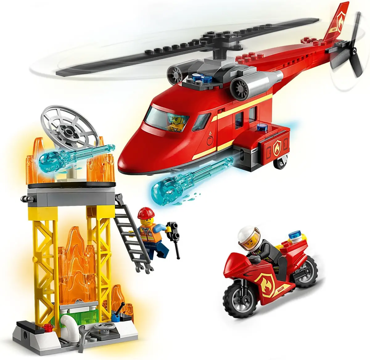 LEGO City 60281 Fire Rescue Helicopter set, image 5