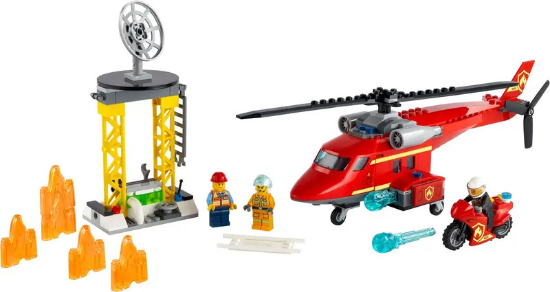 LEGO City 60281 Fire Rescue Helicopter set