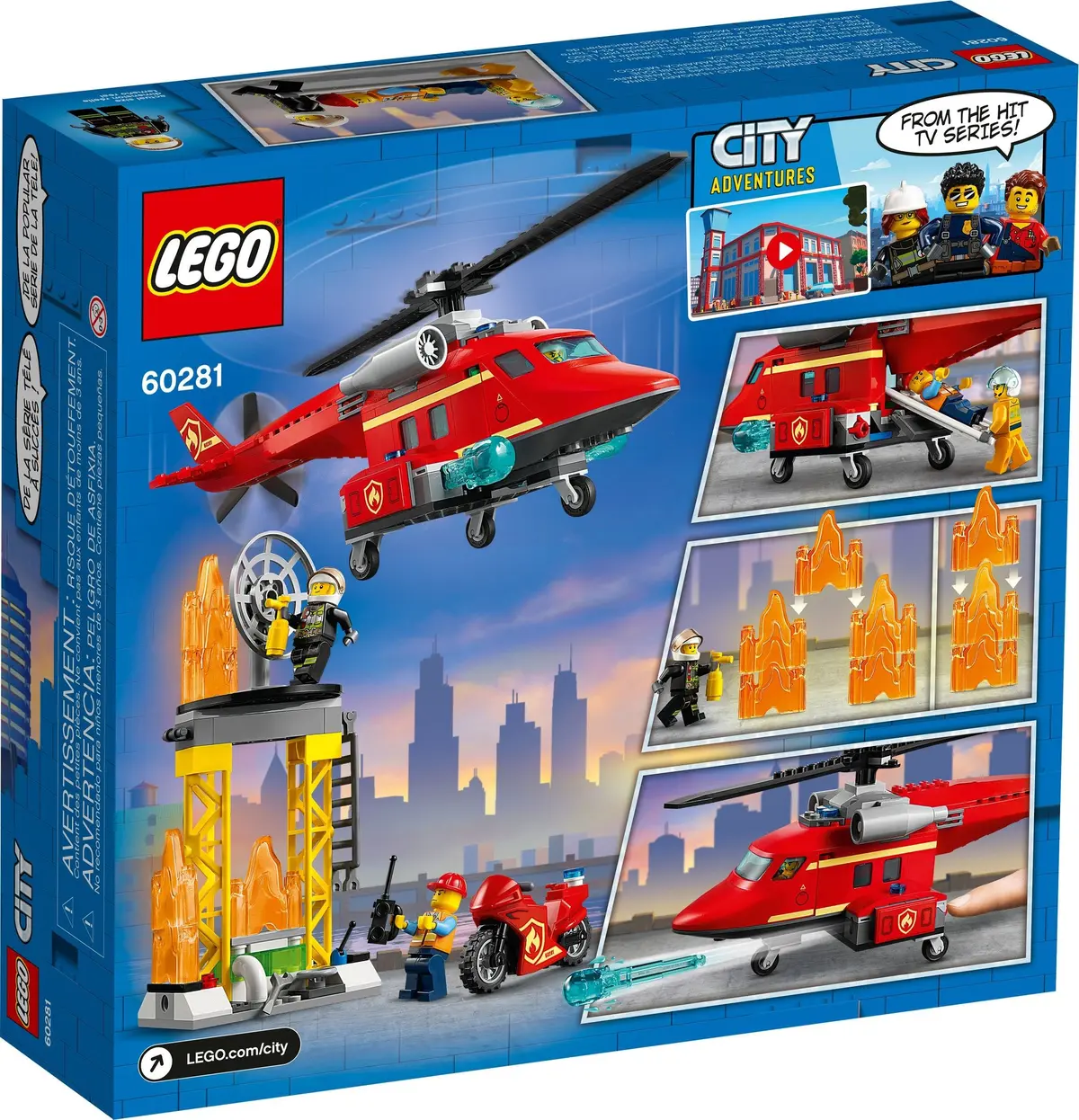 LEGO City 60281 Fire Rescue Helicopter set, image 11