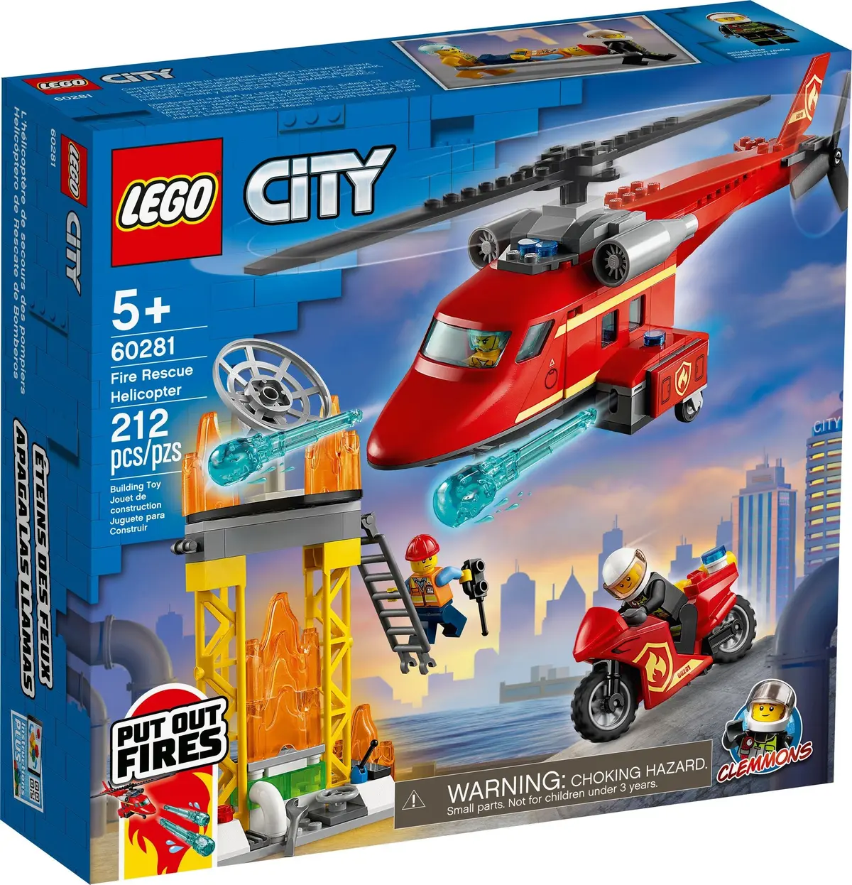 LEGO City 60281 Fire Rescue Helicopter set, image 2