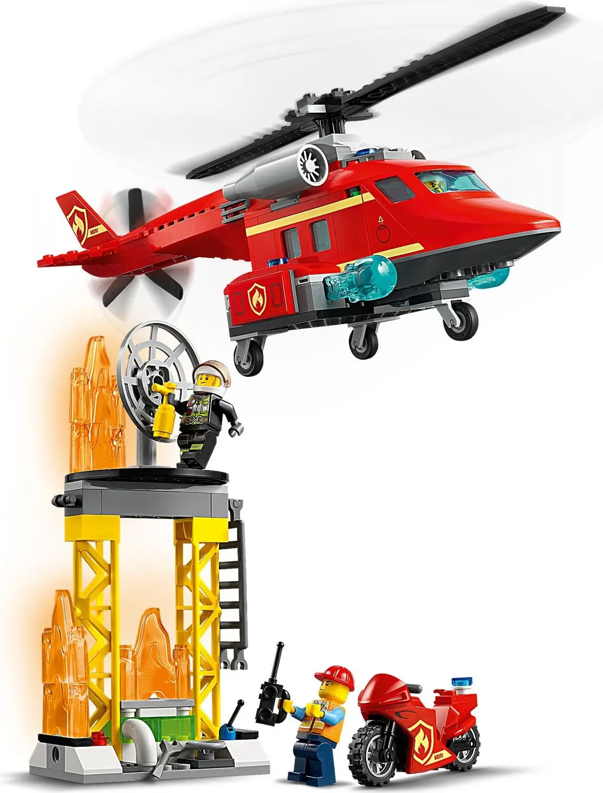 LEGO City 60281 Fire Rescue Helicopter set, image 8