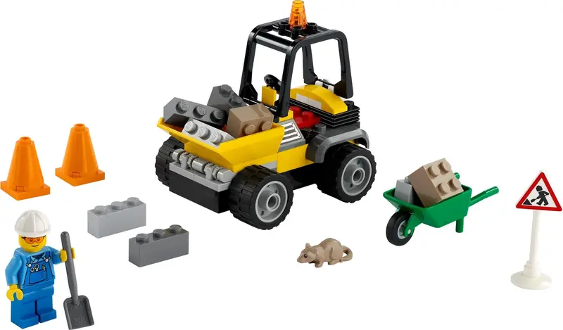 LEGO City 60284 Roadwork Truck set