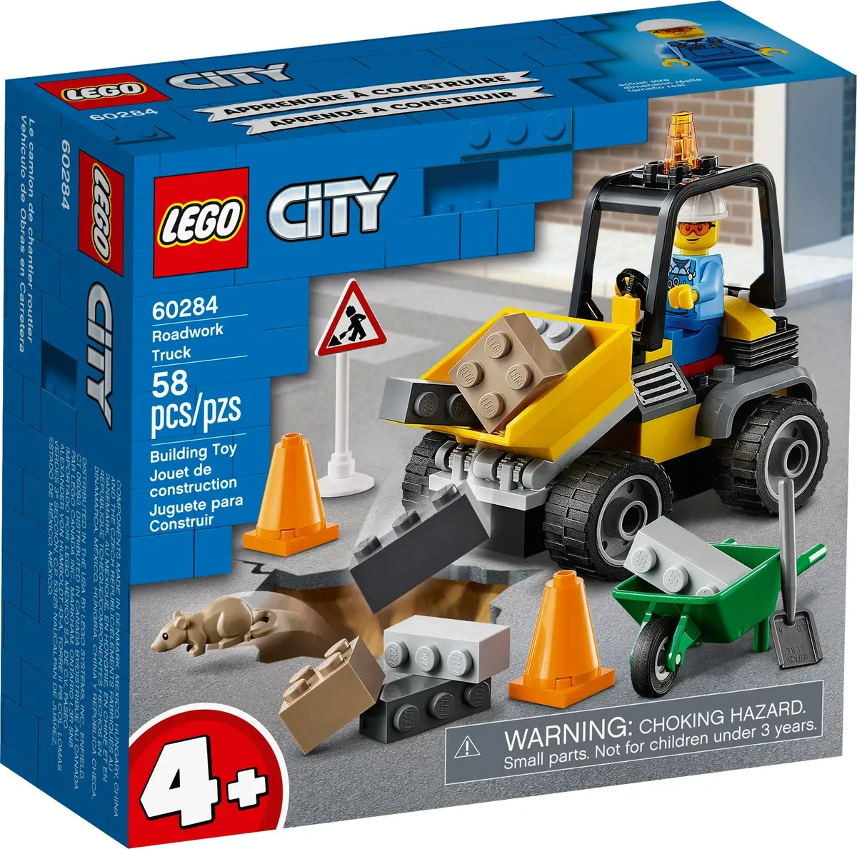 LEGO City 60284 Roadwork Truck set, image 2