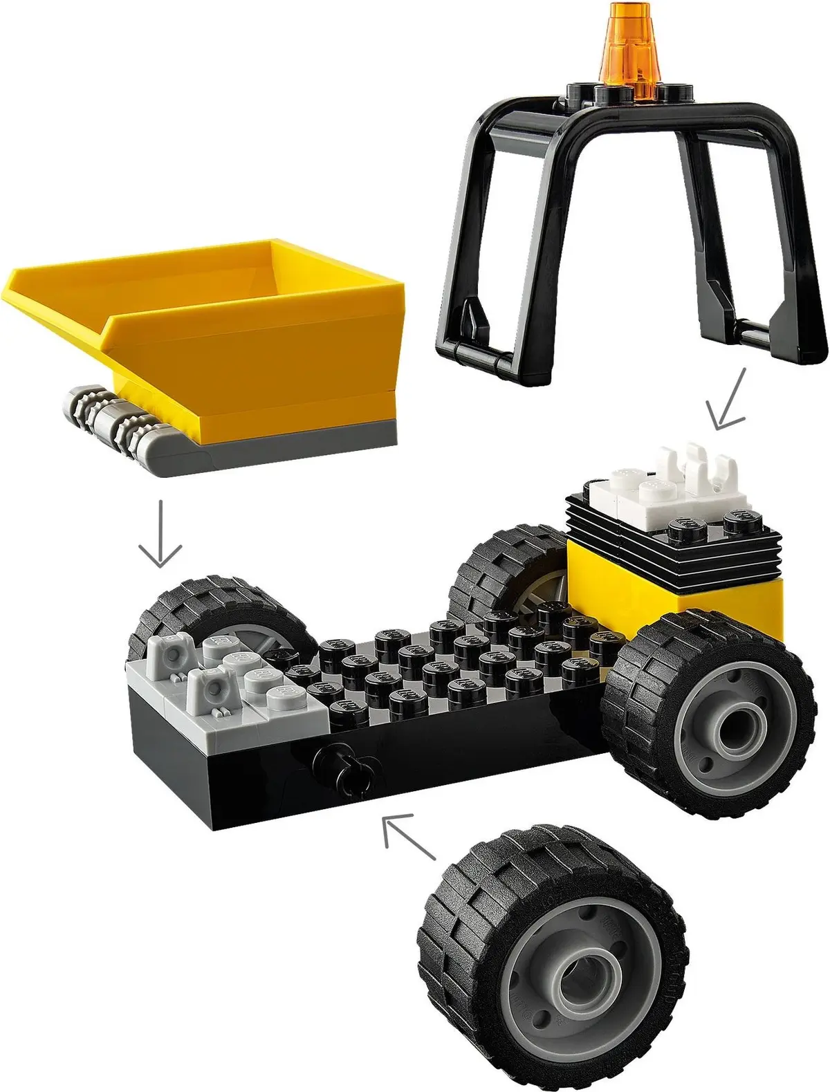 LEGO City 60284 Roadwork Truck set, image 6