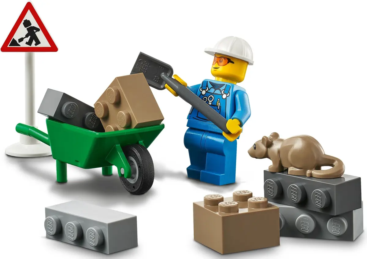 LEGO City 60284 Roadwork Truck set, image 5