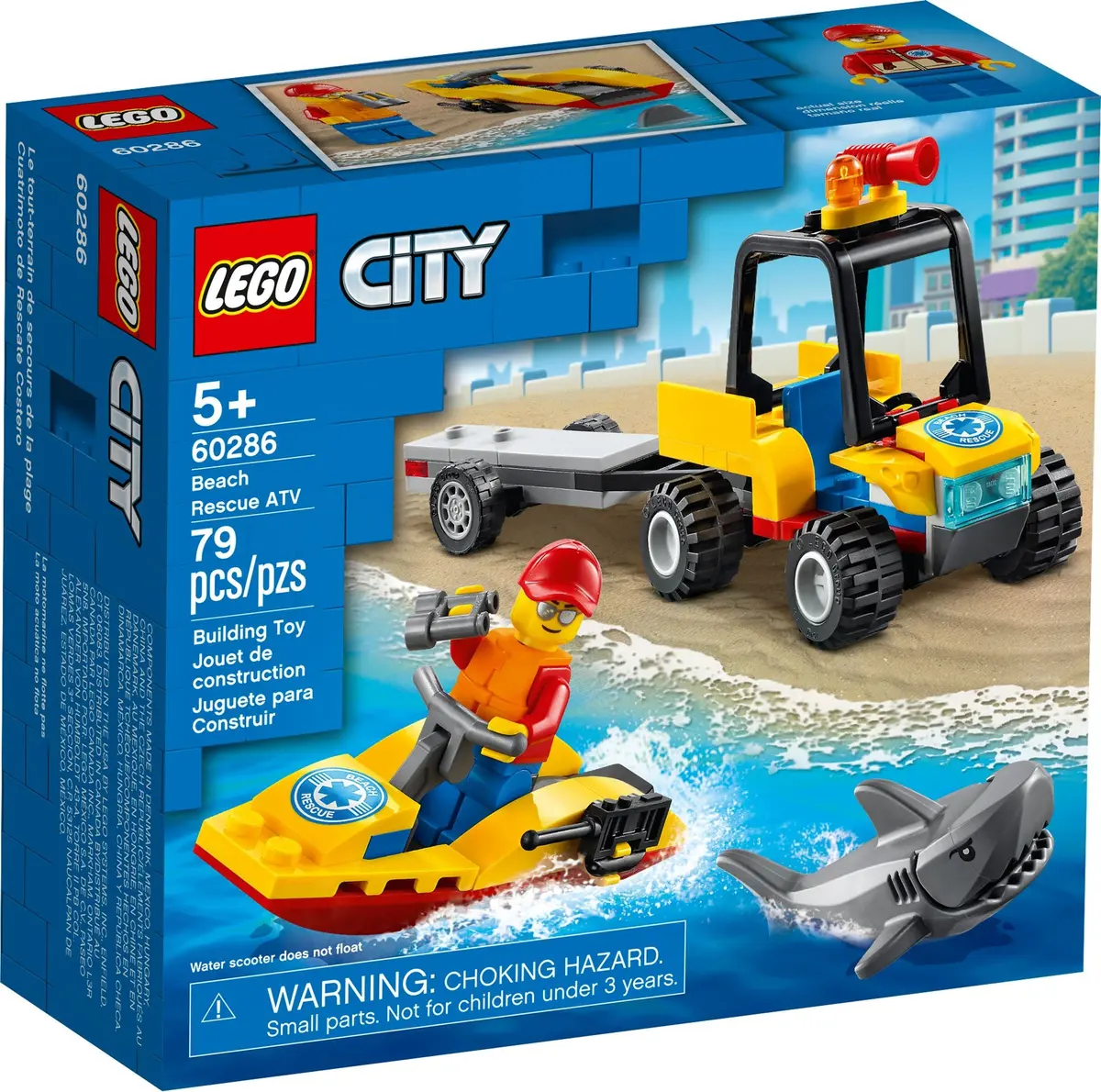 LEGO City 60286 Beach Rescue ATV set, image 2
