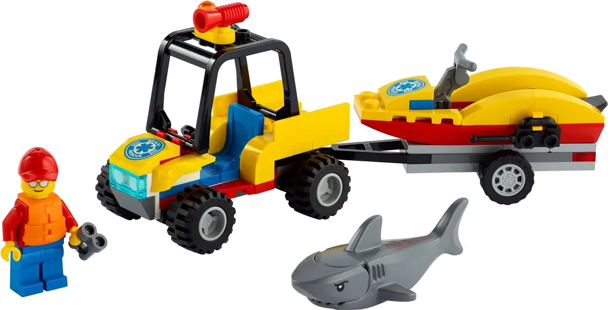 LEGO City 60286 Beach Rescue ATV set