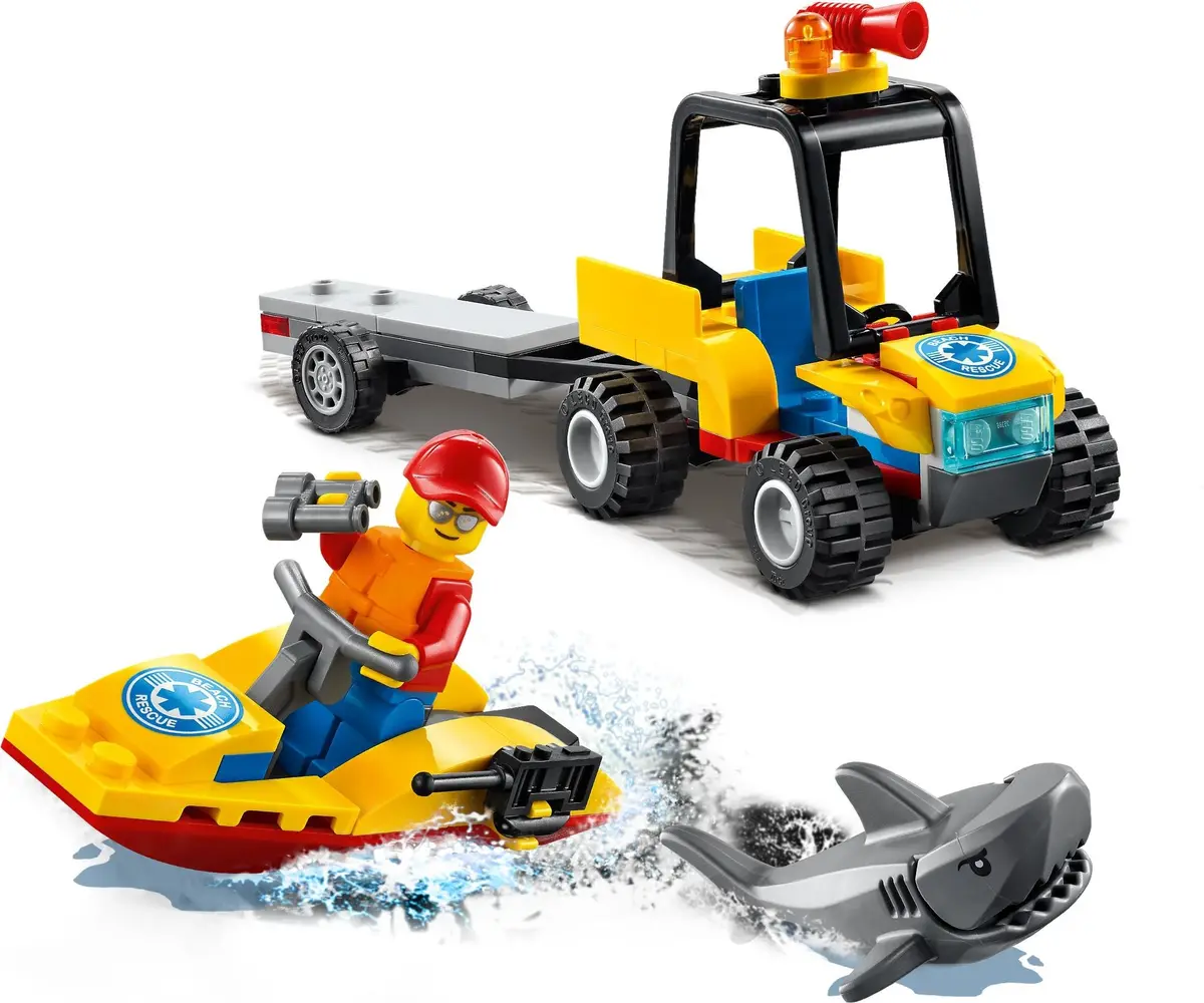 LEGO City 60286 Beach Rescue ATV set, image 4
