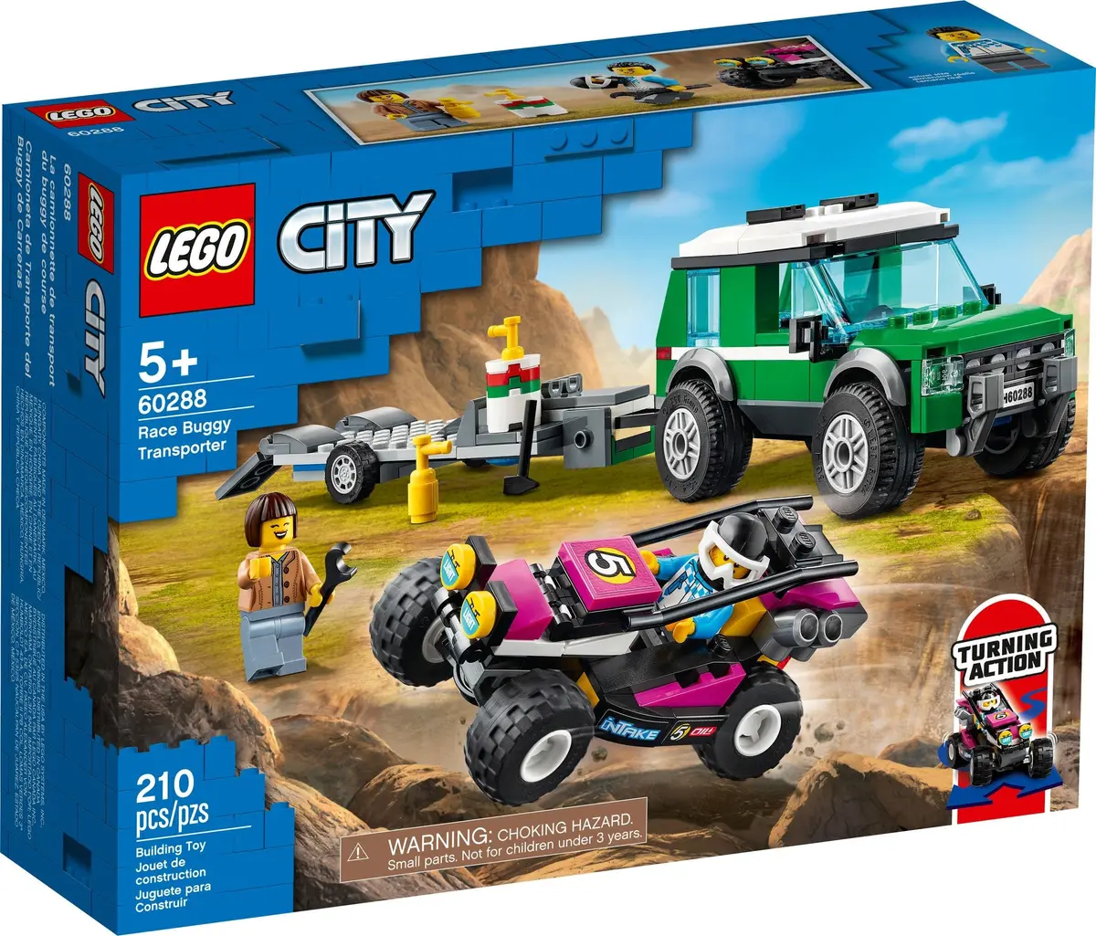LEGO City 60288 Race Buggy Transporter set, image 2