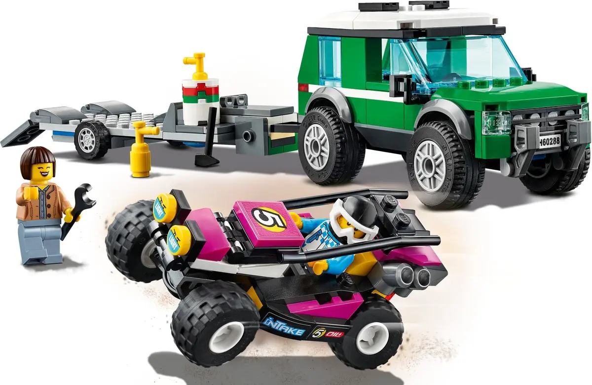 LEGO City 60288 Race Buggy Transporter set, image 3