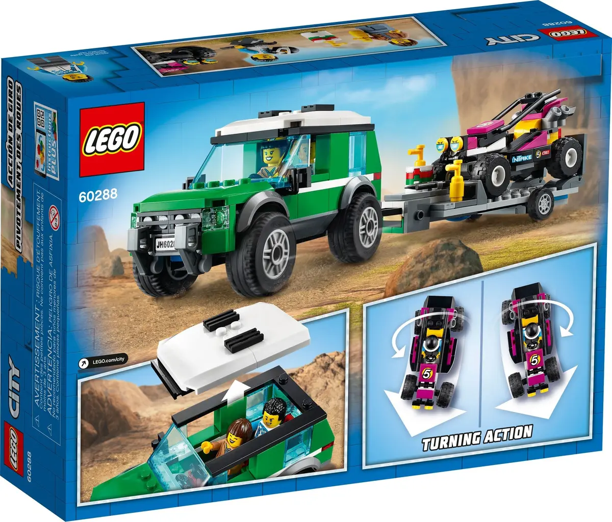 LEGO City 60288 Race Buggy Transporter set, image 8