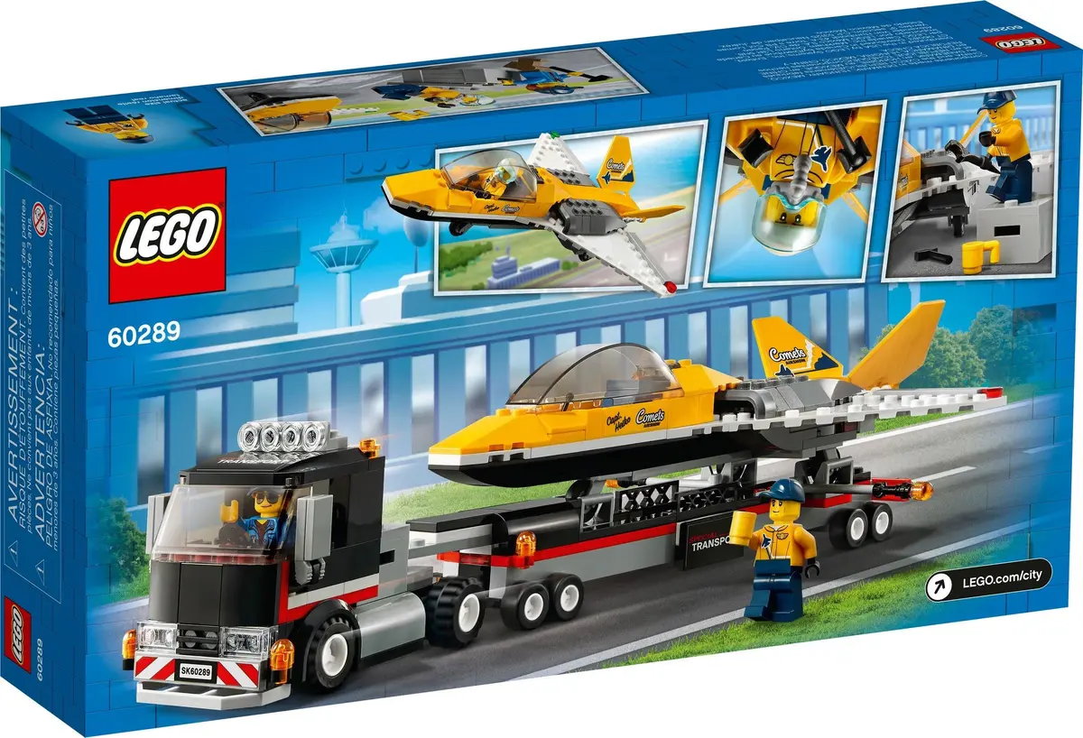 LEGO City 60289 Airshow Jet Transporter set, image 9