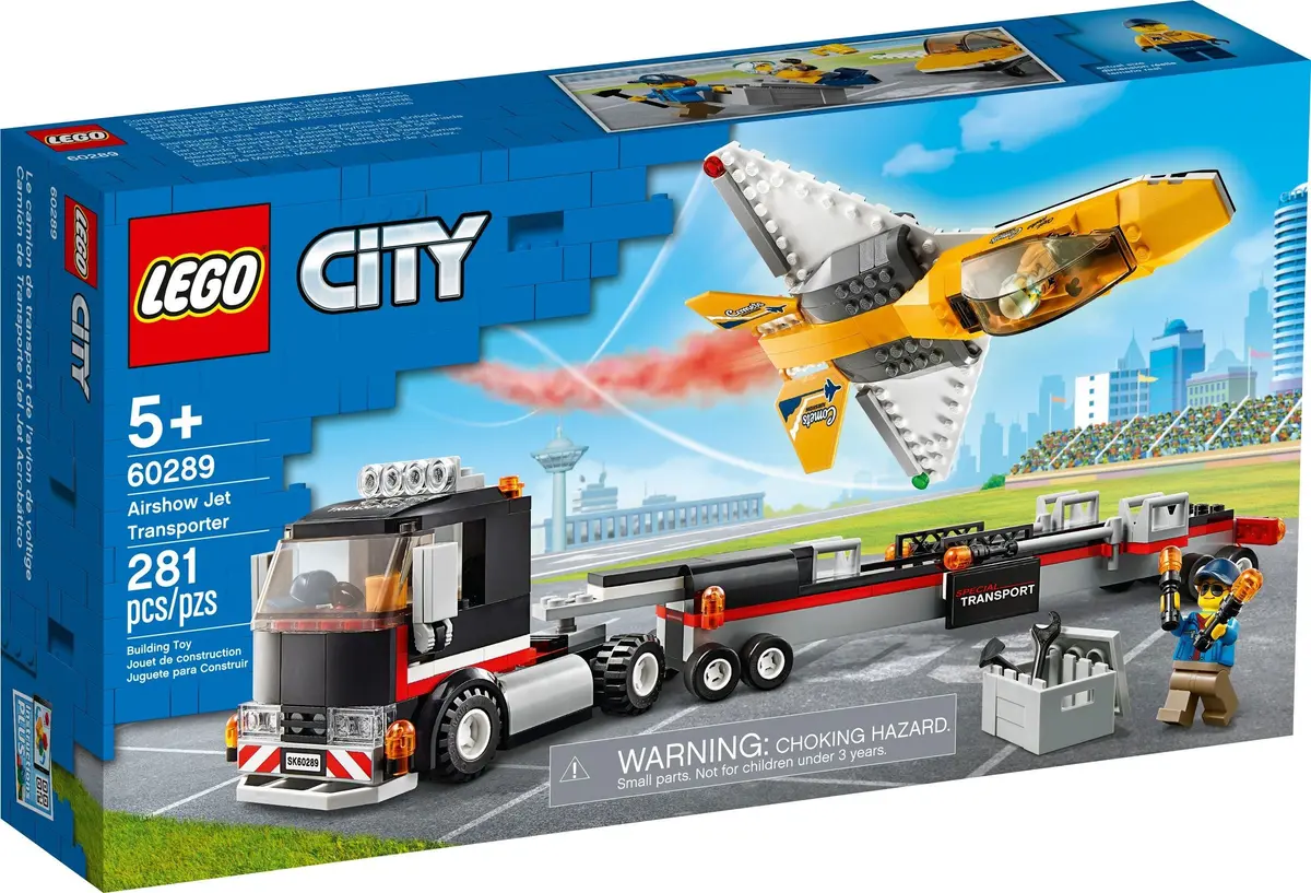 LEGO City 60289 Airshow Jet Transporter set, image 2