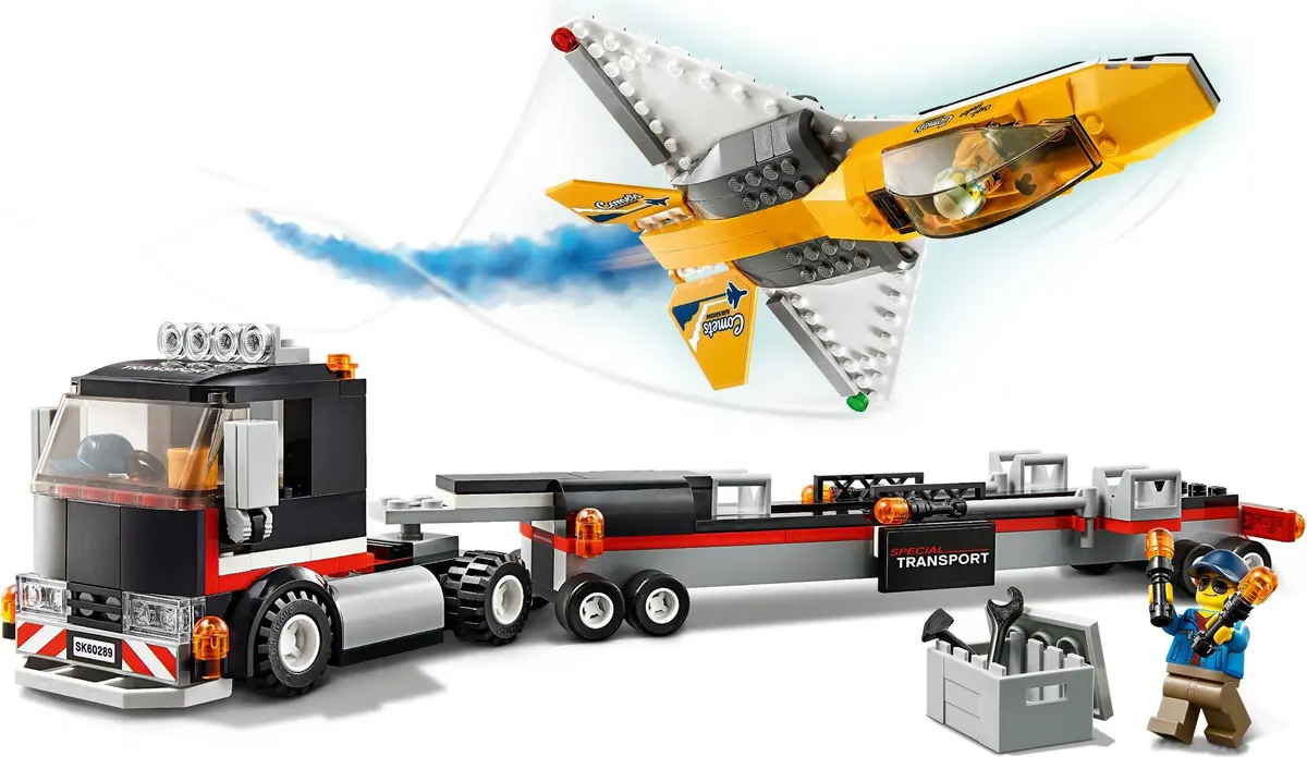 LEGO City 60289 Airshow Jet Transporter set, image 4