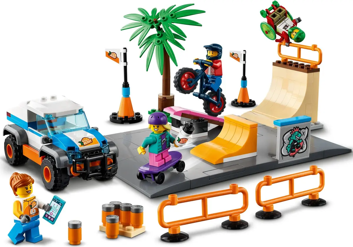 LEGO City 60290 Skate Park set, image 4