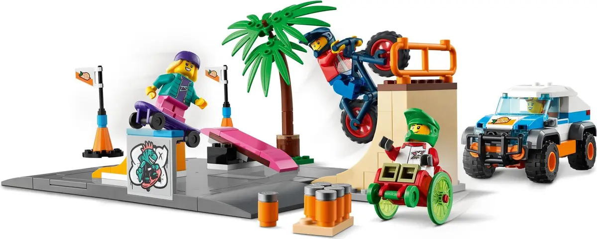 LEGO City 60290 Skate Park set, image 6