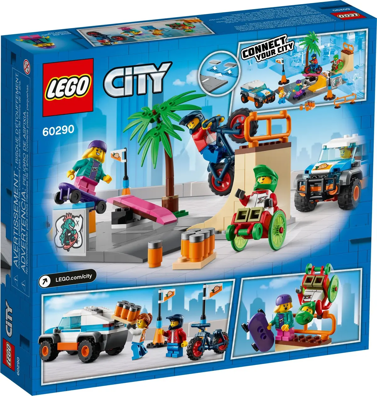 LEGO City 60290 Skate Park set, image 9