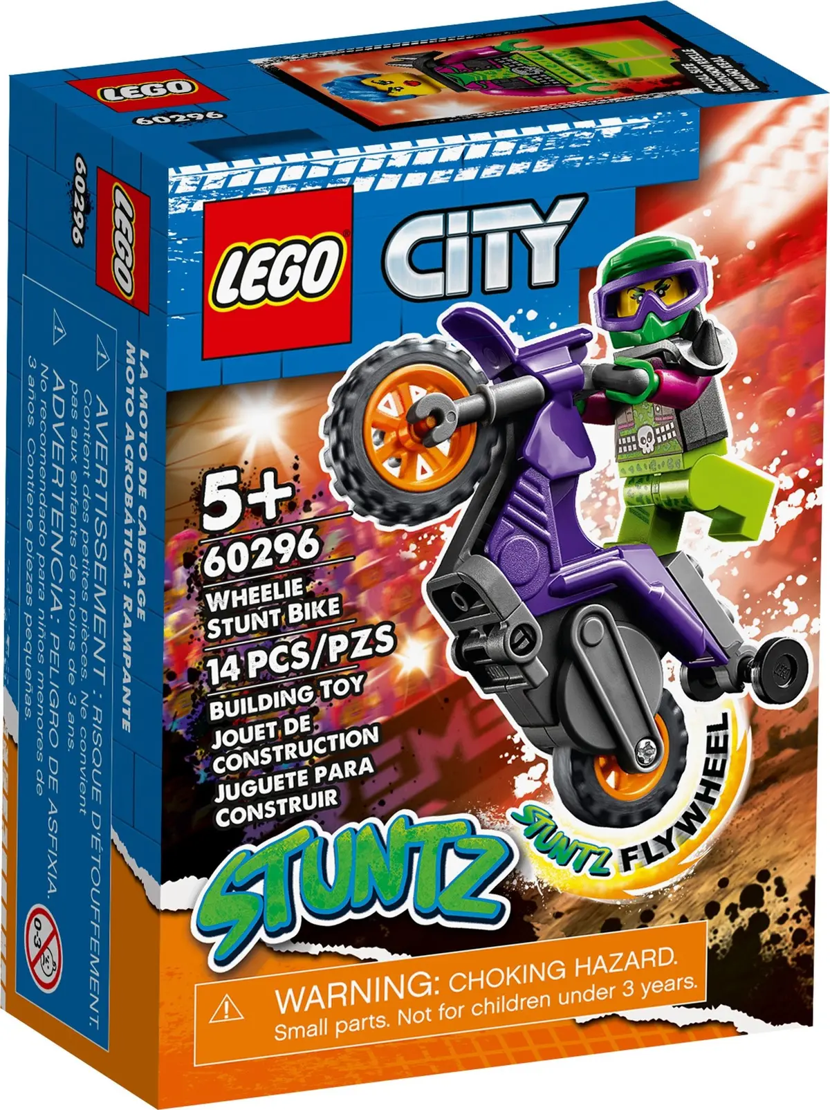 LEGO City 60296 Wheelie Stunt Bike set, image 2