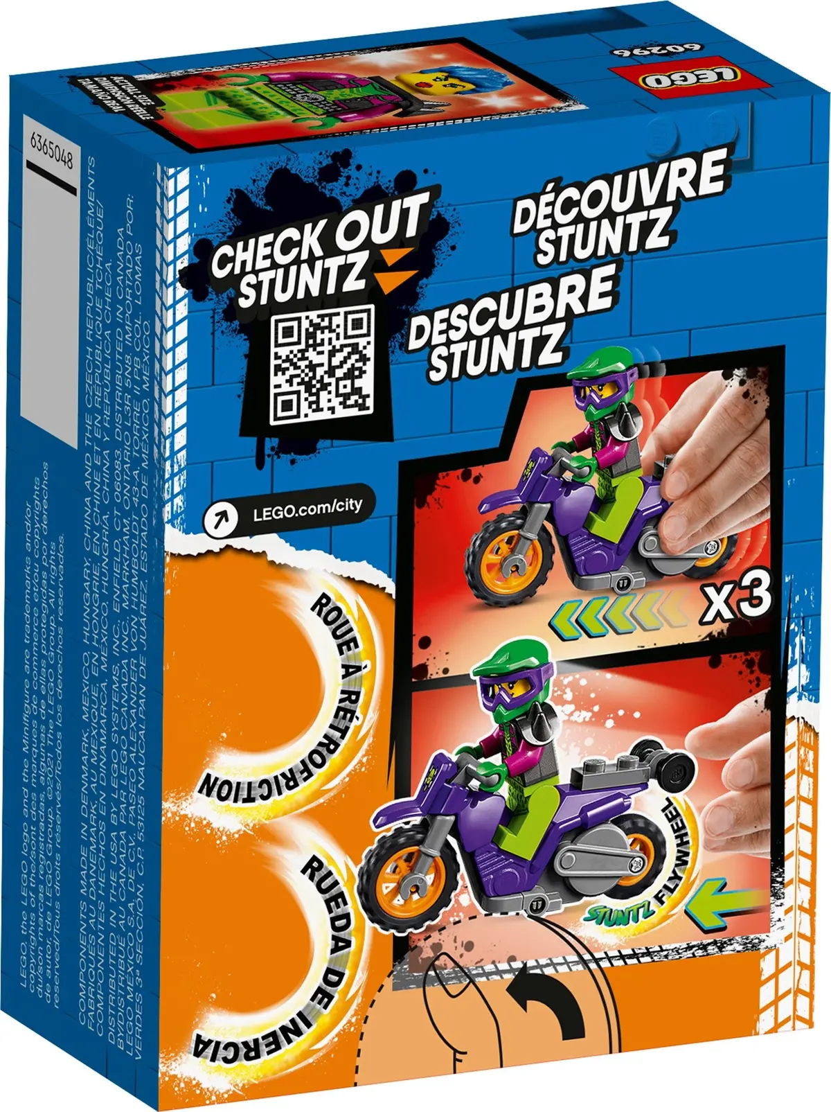 LEGO City 60296 Wheelie Stunt Bike set, image 8