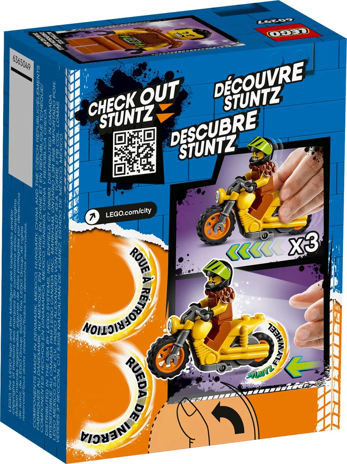 LEGO City 60297 Demolition Stunt Bike set, image 8