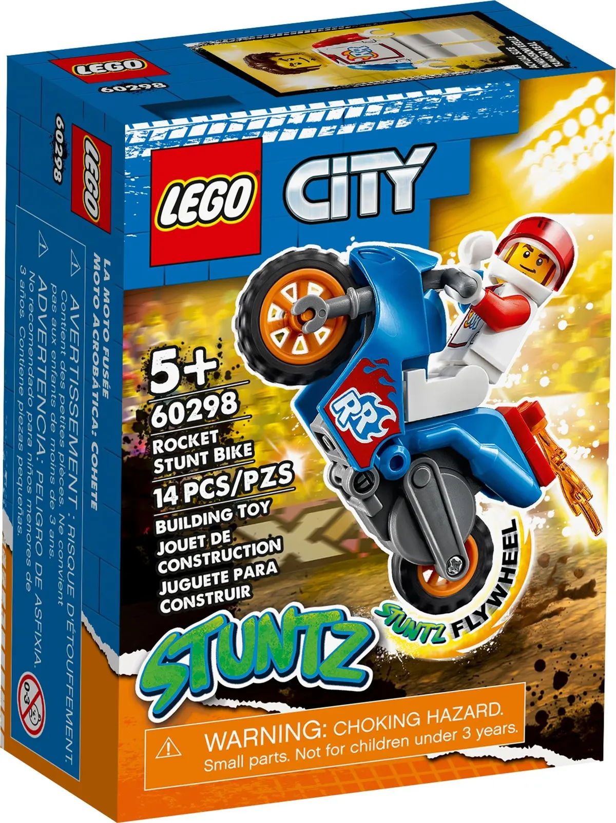 LEGO City 60298 Rocket Stunt Bike set, image 2