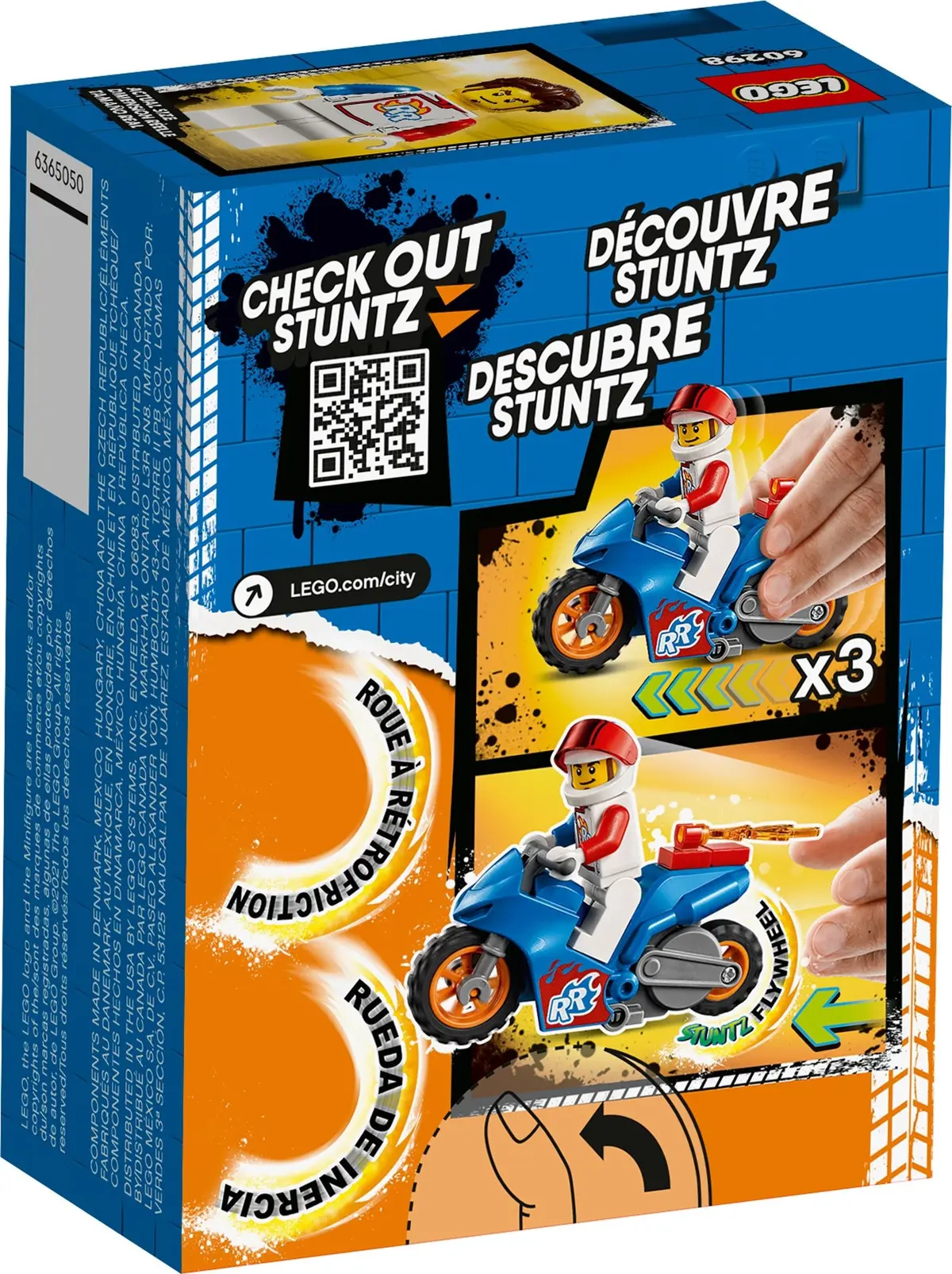 LEGO City 60298 Rocket Stunt Bike set, image 8
