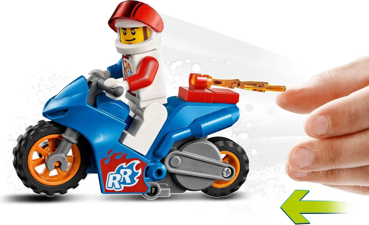LEGO City 60298 Rocket Stunt Bike set, image 6