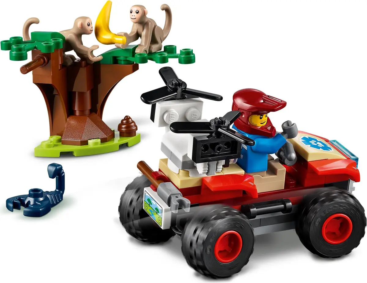 LEGO City 60300 Wildlife Rescue ATV set, image 4