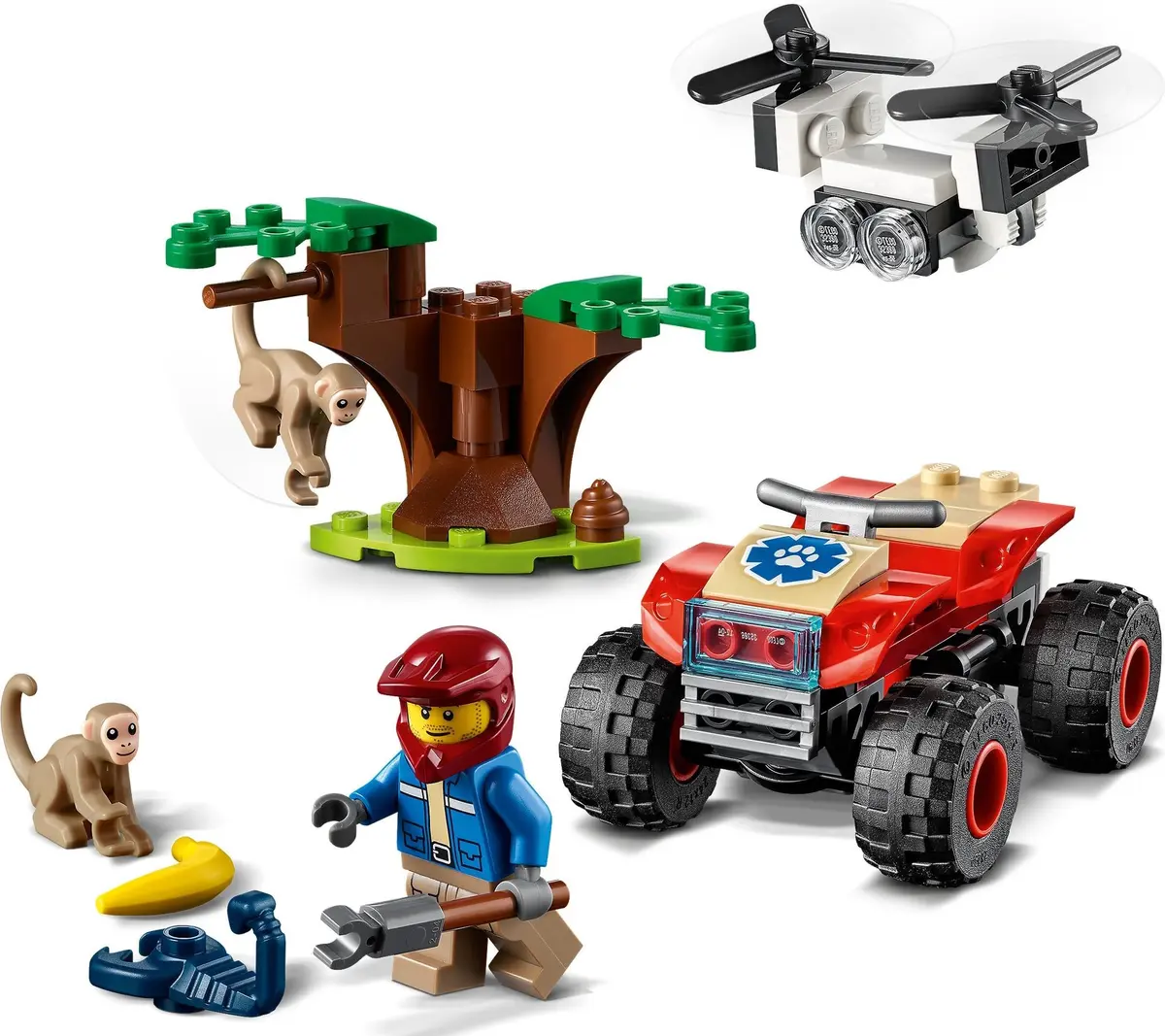 LEGO City 60300 Wildlife Rescue ATV set, image 3