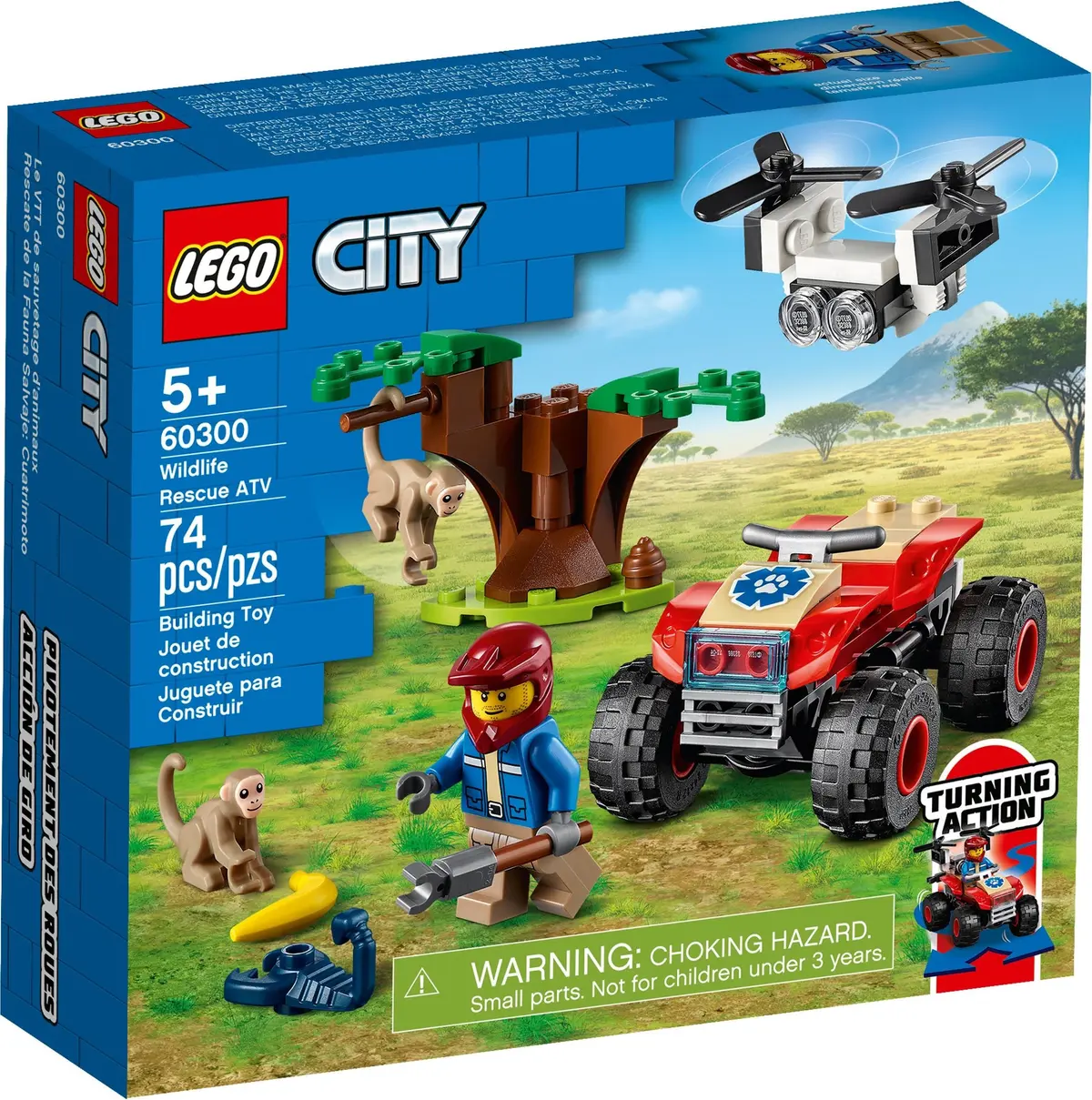LEGO City 60300 Wildlife Rescue ATV set, image 2