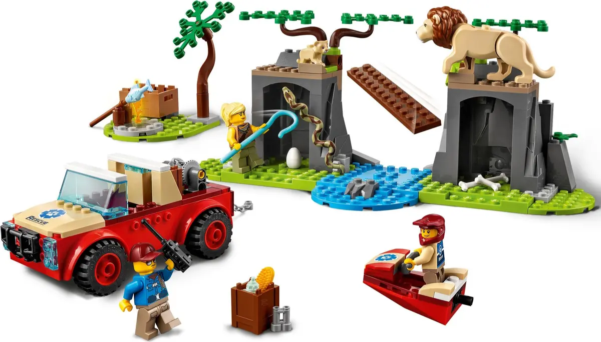 LEGO City 60301 Wildlife Rescue Off-Roader set, image 5