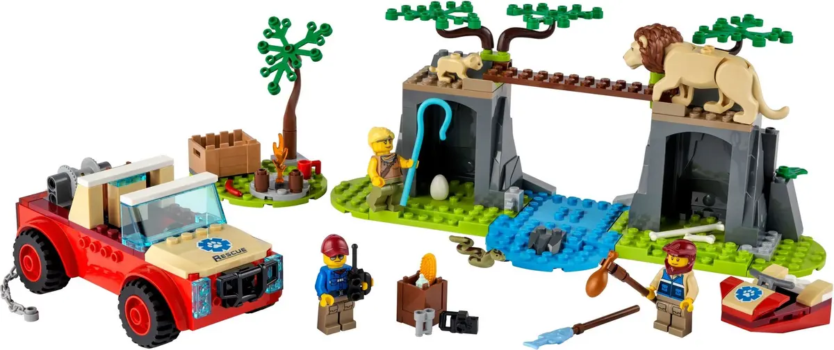 LEGO City 60301 Wildlife Rescue Off-Roader set