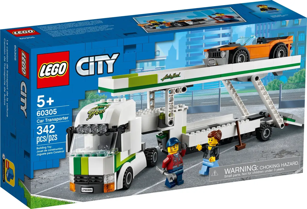 LEGO City 60305 Car Transporter set, image 2