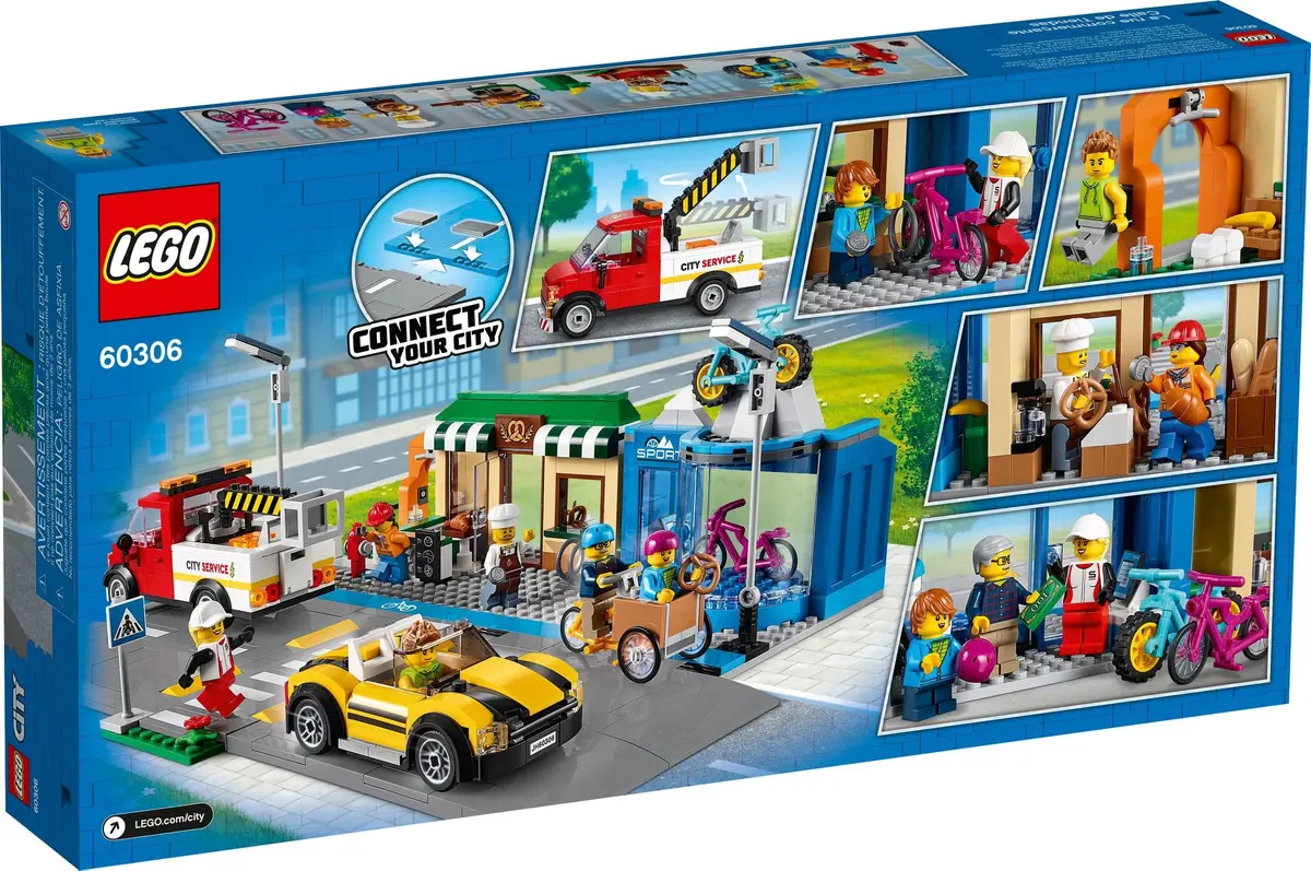 LEGO City 60306 Shopping Street set, image 13