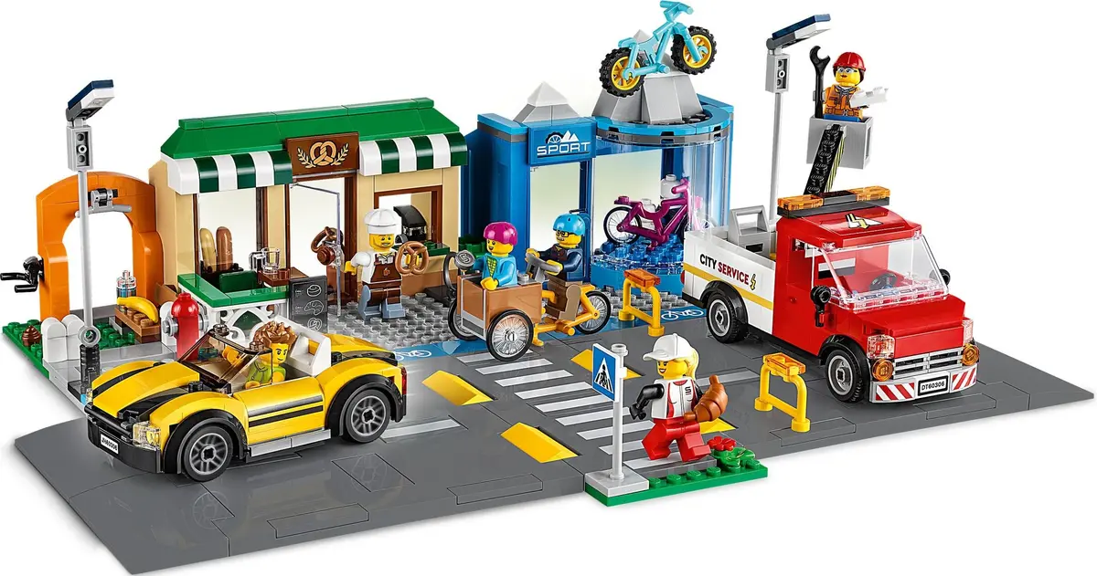 LEGO City 60306 Shopping Street set, image 6