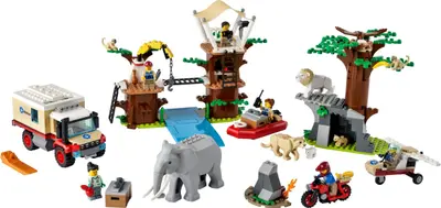 LEGO City 60307 Wildlife Rescue Camp set